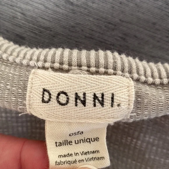 Anthropologie Donni Ribbed Lightweight Cardigan One size - Picture 9 of 9